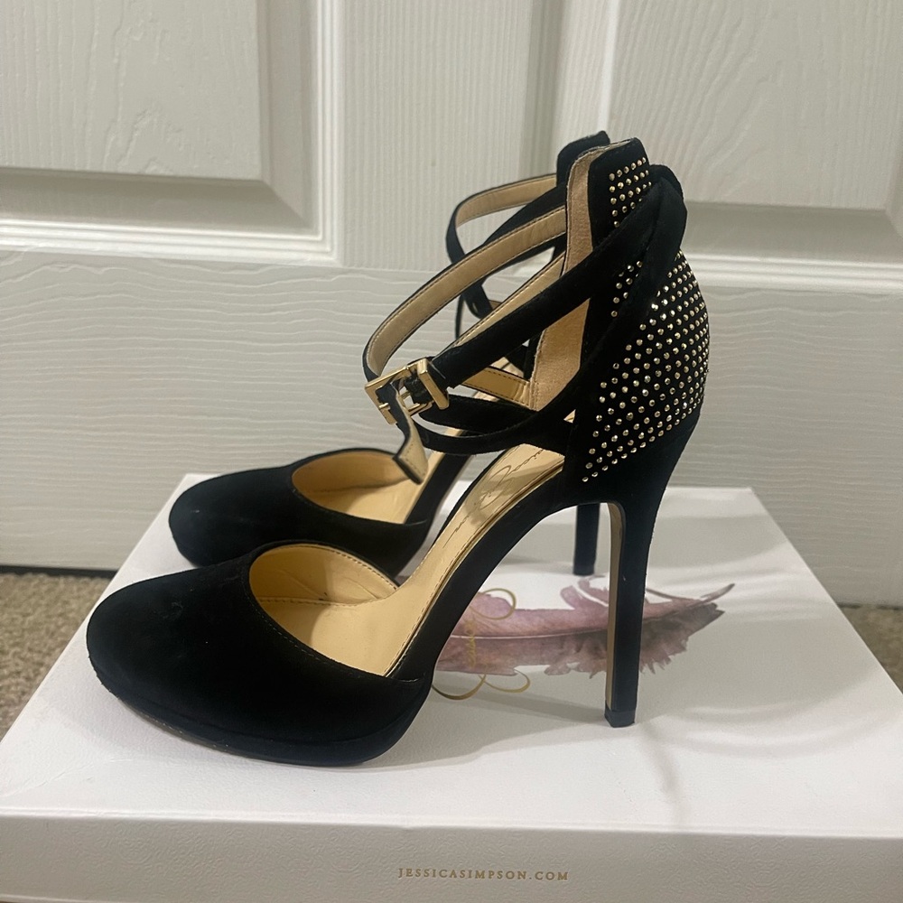 Jessica Simpson Black Women's Heels